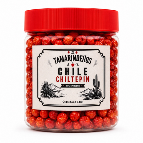 Chile chiltepin seco (deshidratado)
